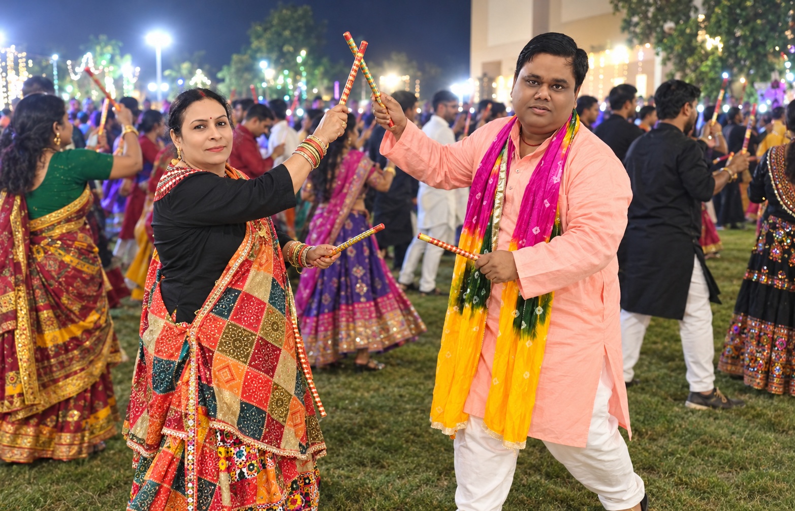 एलिसियम अर्क में हिन्दुस्तान की भव्य डांडिया नाइट, भक्ति गीतों और डांडिया की ताल पर झूमे लोग — अतिरिक्त तस्वीर 1